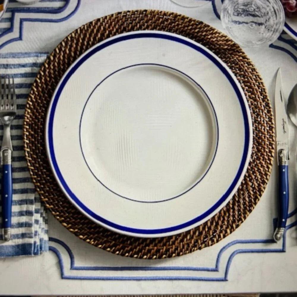 9 WILLIAMS SONOMA BRASSERIE SALAD PLATES - NWOT